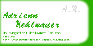 adrienn mehlmauer business card